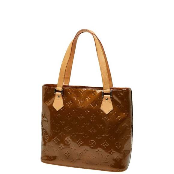 LOUIS VUITTON Brown Monogram Leather Tote Bag